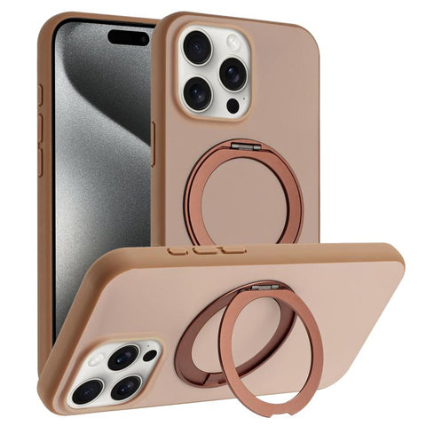Skin Feel Frosted 360 Degree Rotation Holder Magnetic Phone Case, For iPhone 18 Pro / 17 Pro, For iPhone 18 Pro Max / 17 Pro Max, For iPhone 17, For iPhone Air, For iPhone 16 Pro Max, For iPhone 16 Pro, For iPhone 16, For iPhone 15 Pro Max             ...