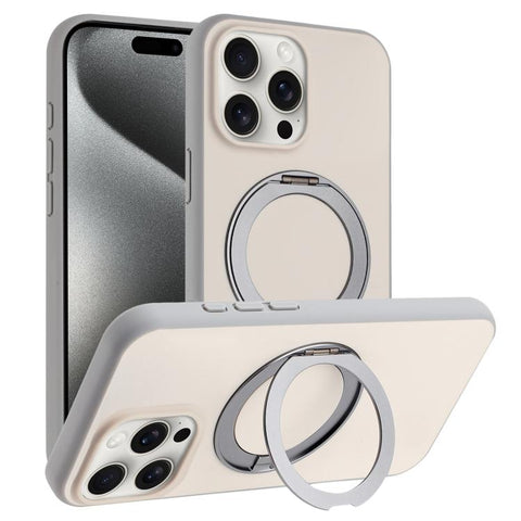 Skin Feel Frosted 360 Degree Rotation Holder Magnetic Phone Case, For iPhone 18 Pro / 17 Pro, For iPhone 18 Pro Max / 17 Pro Max, For iPhone 17, For iPhone Air, For iPhone 16 Pro Max, For iPhone 16 Pro, For iPhone 16, For iPhone 15 Pro Max             ...