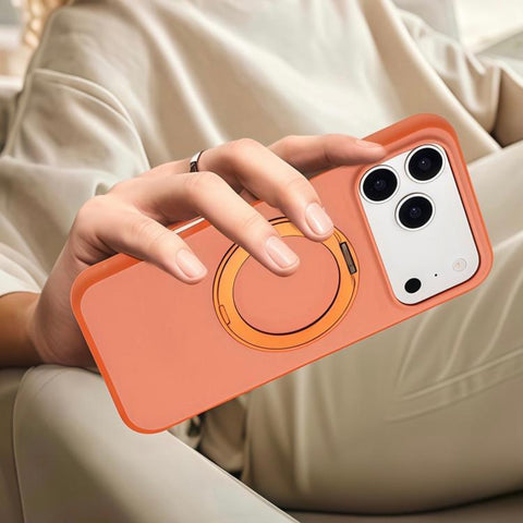 Skin Feel Frosted 360 Degree Rotation Holder Magnetic Phone Case, For iPhone 15 Plus, For iPhone 15, For iPhone 14
