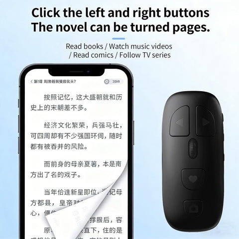 KR-06 Multifunctional Rolling Wheel Phone Bluetooth Remote Control