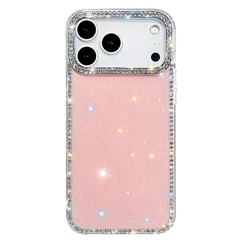 Rhinestone Dual-side IMD PC Hybrid TPU Phone Case, For iPhone 18 Pro / 17 Pro, For iPhone 18 Pro Max / 17 Pro Max, For iPhone 17, For iPhone Air, For iPhone 16 Pro Max, For iPhone 16 Pro, For iPhone 16 Plus, For iPhone 16