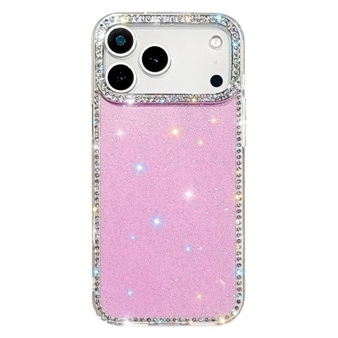 Rhinestone Dual-side IMD PC Hybrid TPU Phone Case, For iPhone 18 Pro / 17 Pro, For iPhone 18 Pro Max / 17 Pro Max, For iPhone 17, For iPhone Air, For iPhone 16 Pro Max, For iPhone 16 Pro, For iPhone 16 Plus, For iPhone 16