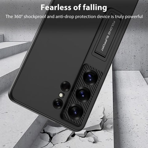 GKK Ultra-thin Full Coverage Phone Case with Holder, For Samsung Galaxy S26 Ultra 5G