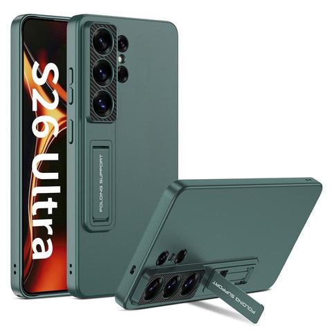 GKK Ultra-thin Full Coverage Phone Case with Holder, For Samsung Galaxy S26 Ultra 5G