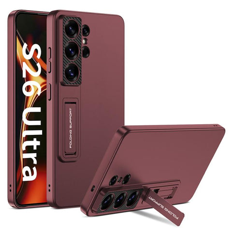 GKK Ultra-thin Full Coverage Phone Case with Holder, For Samsung Galaxy S26 Ultra 5G