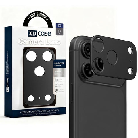 XDcase Metal Flat & Hollow Camera Lens Protector, For iPhone 17 Pro Max, For iPhone 17 Pro