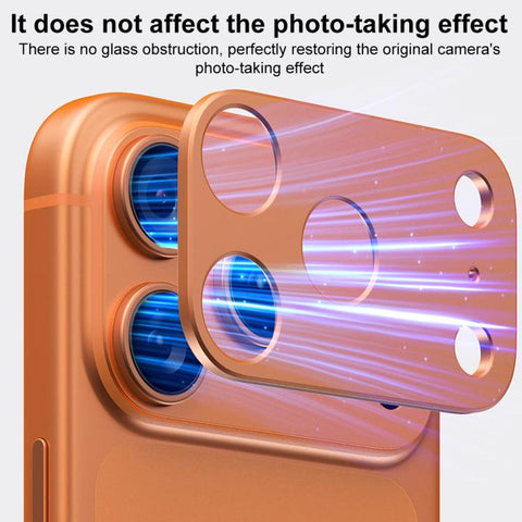 XDcase Metal Flat & Hollow Camera Lens Protector, For iPhone 17 Pro Max, For iPhone 17 Pro