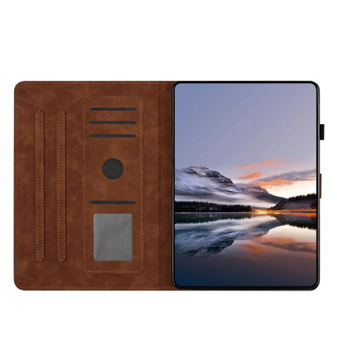 Butterfly Loves Flowers Embossed Leather Smart Tablet Case, For iPad Air 11 2026 / 2025 / 2024, For iPad 2025 / 2022, For iPad mini 2024 / mini 6, For iPad 10.2 2021 / 10.5 2019, For iPad mini 5 / 4 / 3 / 2 / 1, For iPad 9.7 2018 / 2017