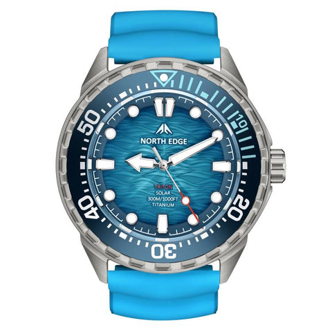 NORTH EDGE TRITON-TI Titanium Alloy Solar-powered Professional Outdoor Dive Watch