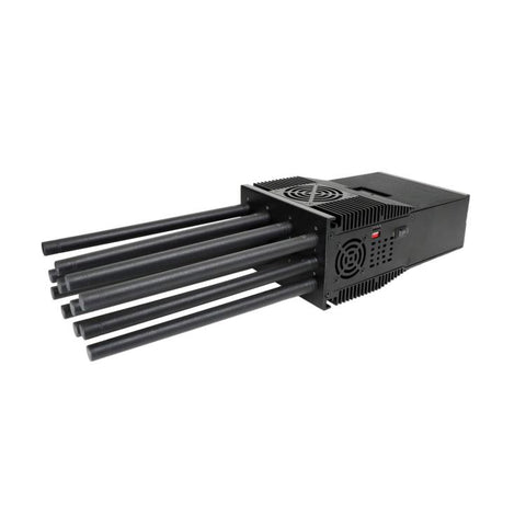 J12 Full Bands Phone Signal Jammer 5G / 4G / 3G / 2G / WiFi 2.4G / 5G / GPS / LOJACK, US Plug, UK Plug, AU Plug, EU Plug