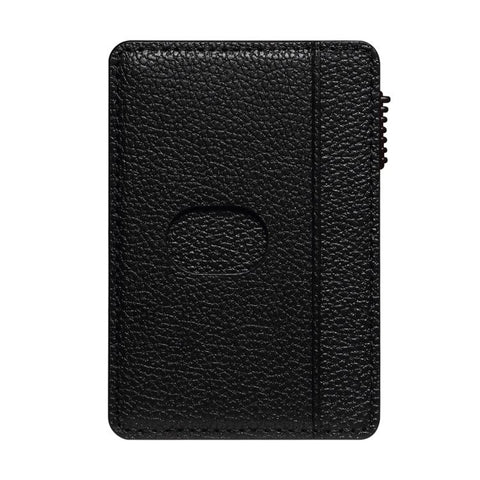 Denior V25 Litchi Texture Magnetic Wallet PU Leather Card Holder Bag