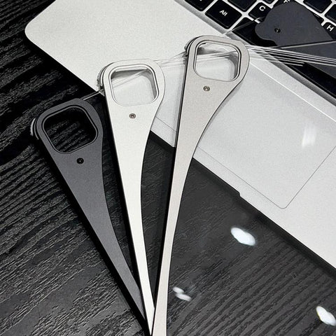 White Glazed Clear Acrylic Hybrid Metal Tablet Case, For iPad Air 13 2026 / 2025 / 2024, For iPad Air 11 2026 / 2025 / 2024, For iPad Pro 13 2025 / 2024, For iPad Pro 11 2025 / 2024, For iPad 2025 / 2022