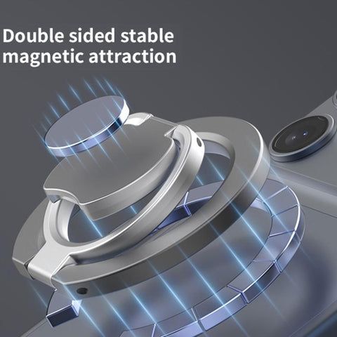 Folding Double-sided Magnetic Ring Phone Holder, Magnetic 20th Generation Phone Holder