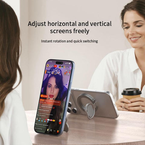 Folding Double-sided Magnetic Ring Phone Holder, Magnetic 20th Generation Phone Holder