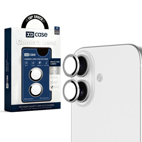 XDcase AF + AR Hawkeye Camera Lens Protector with Alignment Tool, For iPhone 16 / 16 Plus