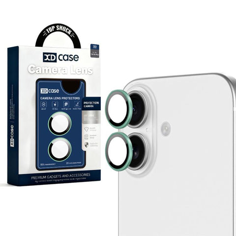 XDcase AF + AR Hawkeye Camera Lens Protector with Alignment Tool, For iPhone 16 / 16 Plus