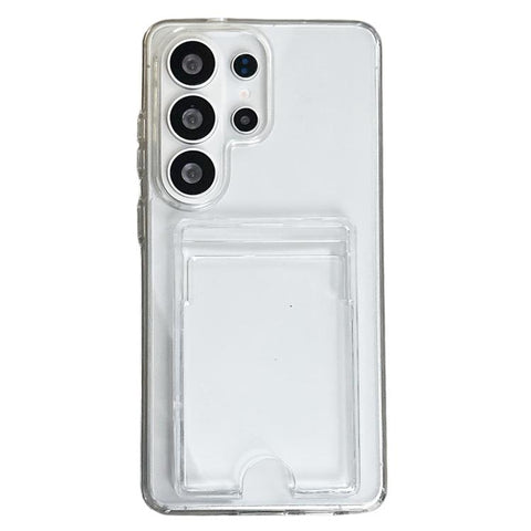 Acrylic Card Holder Shockproof Phone Case, For Samsung Galaxy S26+ 5G, For Samsung Galaxy S26 Ultra 5G