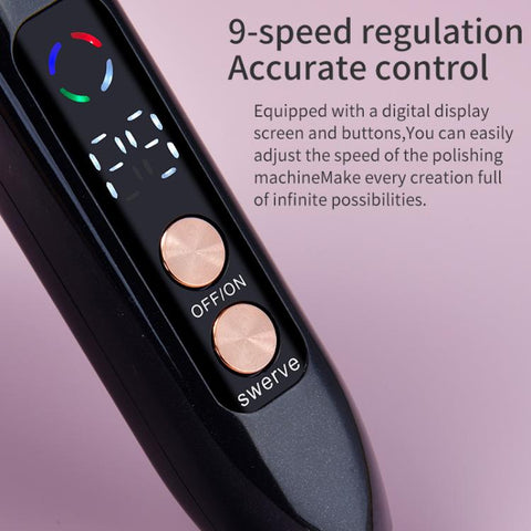 GLX-015 Multifunctional Nail Polisher with LED Light