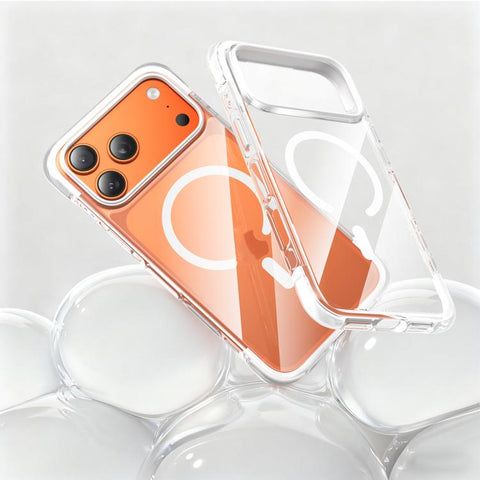Vacuum Airbag TPU + Acrylic Magnetic Shockproof Phone Case, For iPhone 18 Pro / 17 Pro, For iPhone 18 Pro Max / 17 Pro Max, For iPhone 17
