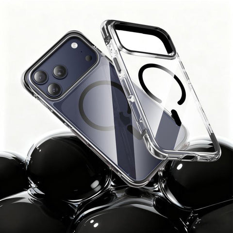 Vacuum Airbag TPU + Acrylic Magnetic Shockproof Phone Case, For iPhone 18 Pro / 17 Pro, For iPhone 18 Pro Max / 17 Pro Max, For iPhone 17