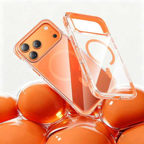 Vacuum Airbag TPU + Acrylic Magnetic Shockproof Phone Case, For iPhone 18 Pro / 17 Pro, For iPhone 18 Pro Max / 17 Pro Max, For iPhone 17