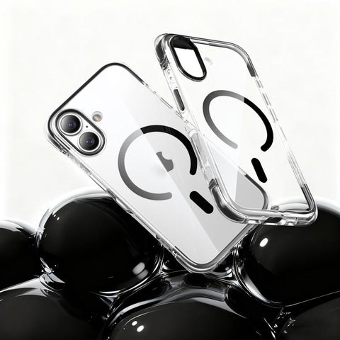 Vacuum Airbag TPU + Acrylic Magnetic Shockproof Phone Case, For iPhone 18 Pro / 17 Pro, For iPhone 18 Pro Max / 17 Pro Max, For iPhone 17