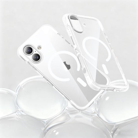 Vacuum Airbag TPU + Acrylic Magnetic Shockproof Phone Case, For iPhone 18 Pro / 17 Pro, For iPhone 18 Pro Max / 17 Pro Max, For iPhone 17
