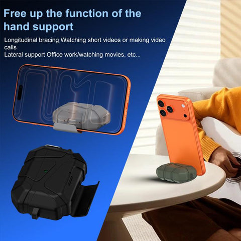 XDcase Football-style Security Lock TPU Earbud Case with Hook & Holder, For AirPods Pro 3, For AirPods 5 / 4, For AirPods Pro 2 / 1