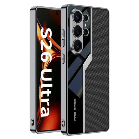 GKK Plating TPU + Leather Supercar Full Coverage Phone Case, For Samsung Galaxy S26 Ultra 5G
