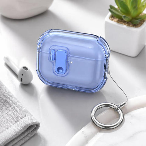 XDcase Transparent Silicone Automatic Pop-Up Earbud Case, For AirPods 5 / 4, For AirPods Pro 3, For AirPods Pro 2 / 1