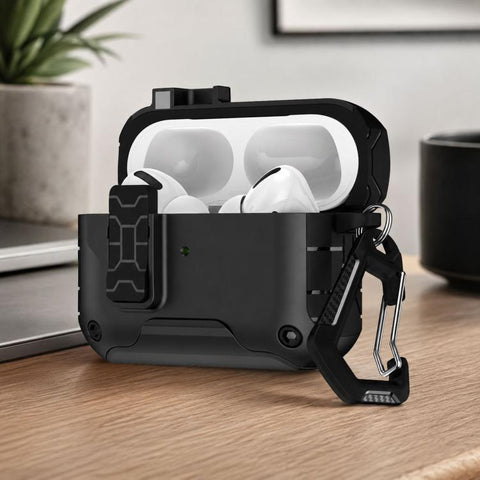 XDcase Auto Pop-Up Magnetic Earbud Case with Holder, For AirPods 5 / 4, For AirPods Pro 3, For AirPods Pro 2 / 1
