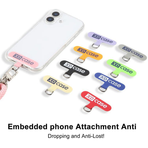 XDcase 5pcs Phone Tether Tab Cellphone Lanyard Patch Connector Part