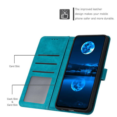 Solid Calf Texture Flip Leather Phone Case, For Samsung Galaxy A57 5G