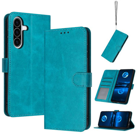 Solid Calf Texture Flip Leather Phone Case, For Samsung Galaxy A57 5G