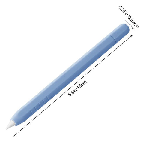 XDcase Solid Color Detachable Cap Silicone Stylus Pen Sleeve, For Apple Pencil USB-C / 3