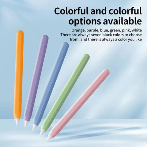 XDcase Solid Color Detachable Cap Silicone Stylus Pen Sleeve, For Apple Pencil USB-C / 3