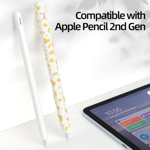 XDcase Cow Print Silicone Protective Stylus Pen Sleeve, For Apple Pencil Pro / 2, For Apple Pencil USB-C / 3