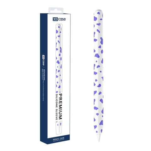 XDcase Cow Print Silicone Protective Stylus Pen Sleeve, For Apple Pencil Pro / 2, For Apple Pencil USB-C / 3