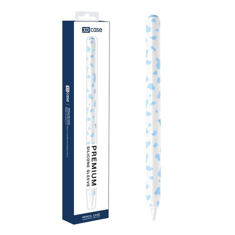 XDcase Cow Print Silicone Protective Stylus Pen Sleeve, For Apple Pencil Pro / 2, For Apple Pencil USB-C / 3