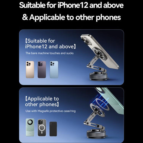 USAMS ZJ087 Vacuum Suction Magnetic Telescopic Phone Holder