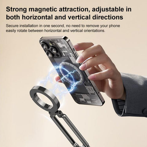 T38 Magnetic Selfie Travel Phone Holder