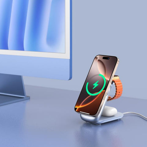 W72Q 20W 3 in 1 Multifunctional Magnetic Wireless Charger