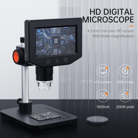 P220 4.3 inch 200W Pixel 1000x HD Microscope