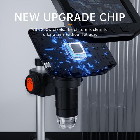 P220 4.3 inch 200W Pixel 1000x HD Microscope