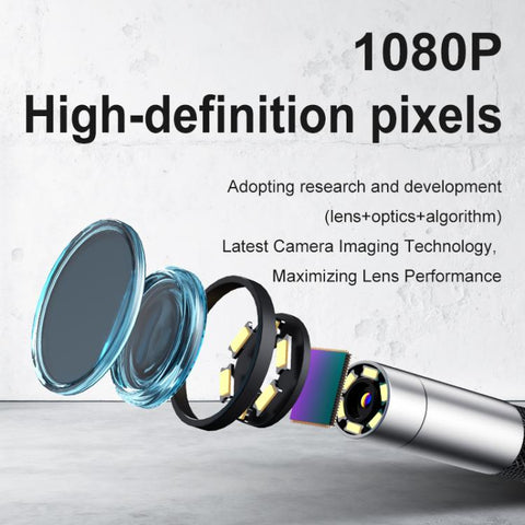 P330 4.3 inch HD Screen 360 Degrees Rotating Industrial Endoscope, Single Lens 8mm / 1m Snake Tube, Single Lens 6mm / 1m Snake Tube, Single Lens 6mm / 1.5m Snake Tube