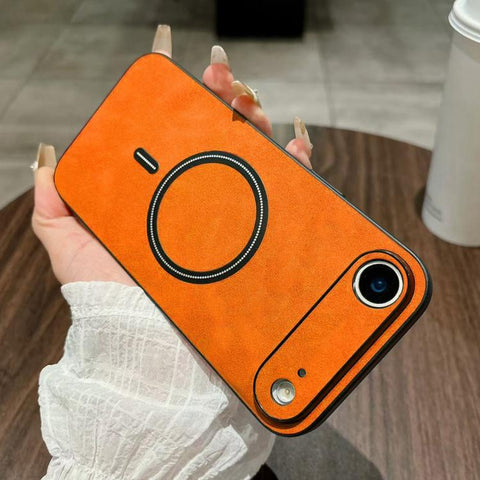 Lambskin Faux Leather Magnetic Phone Case, For iPhone 18 Pro, For iPhone 18 Pro Max, For iPhone 17e / 16e, For iPhone 17 Pro Max, For iPhone 17 Pro, For iPhone 17, For iPhone Air, For iPhone 16 Pro Max