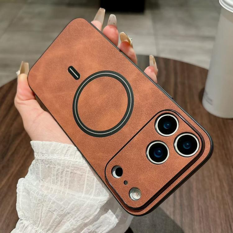 Lambskin Faux Leather Magnetic Phone Case, For iPhone 18 Pro, For iPhone 18 Pro Max, For iPhone 17e / 16e, For iPhone 17 Pro Max, For iPhone 17 Pro, For iPhone 17, For iPhone Air, For iPhone 16 Pro Max