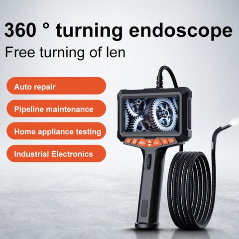 P370 5.0 inch IPS Screen 360 Degrees Rotating Industrial Endoscope, Single Lens 8mm / 1m Snake Tube, Single Lens 6mm / 1m Snake Tube, Single Lens 6mm / 1.5m Snake Tube