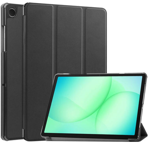 Custer Pure Color 3-Fold Holder Smart Leather Tablet Case, For Samsung Galaxy Tab A11+