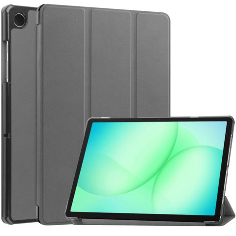 Custer Pure Color 3-Fold Holder Smart Leather Tablet Case, For Samsung Galaxy Tab A11+